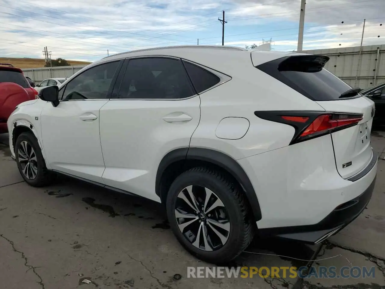 2 Фотография поврежденного автомобиля JTJSARDZ8L5001890 LEXUS NX 300 F S 2020