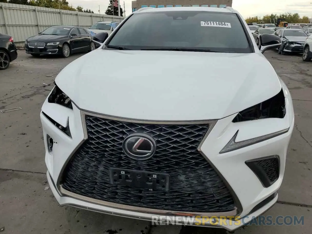 5 Фотография поврежденного автомобиля JTJSARDZ8L5001890 LEXUS NX 300 F S 2020