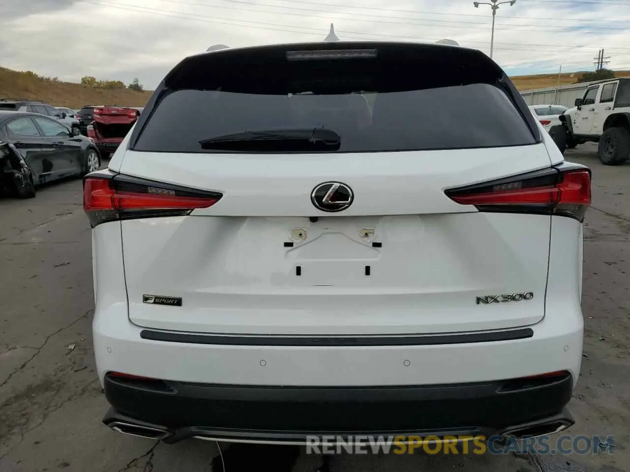 6 Фотография поврежденного автомобиля JTJSARDZ8L5001890 LEXUS NX 300 F S 2020