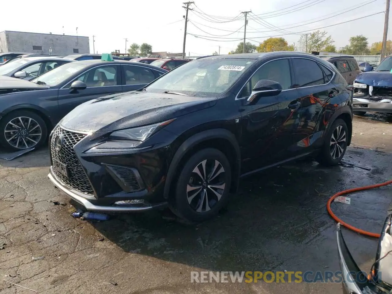 1 Фотография поврежденного автомобиля JTJSARDZ8L5008743 LEXUS NX 300 F S 2020