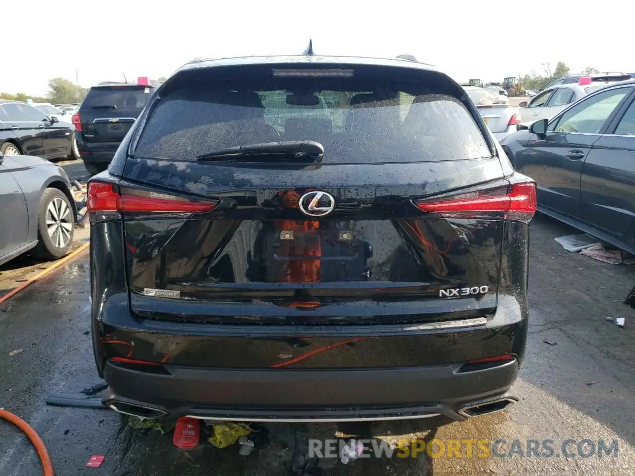 6 Фотография поврежденного автомобиля JTJSARDZ8L5008743 LEXUS NX 300 F S 2020