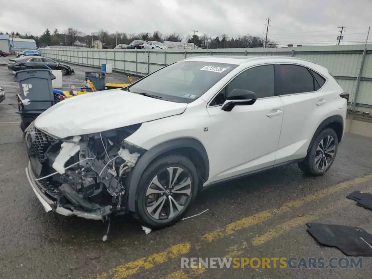 1 Photograph of a damaged car JTJSARDZ8L5015532 LEXUS NX 300 F S 2020