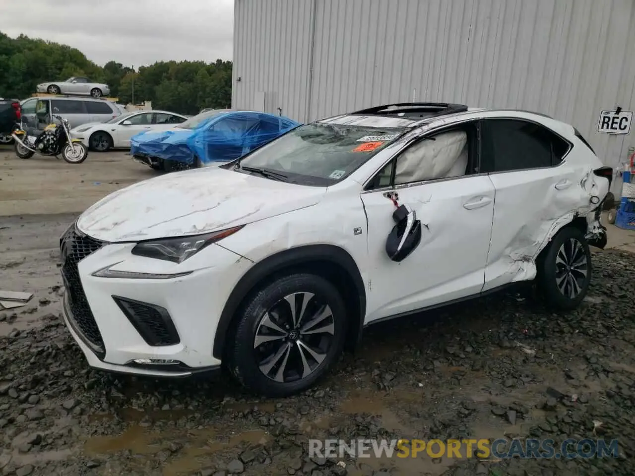 1 Фотография поврежденного автомобиля JTJSARDZ9L2226241 LEXUS NX 300 F S 2020
