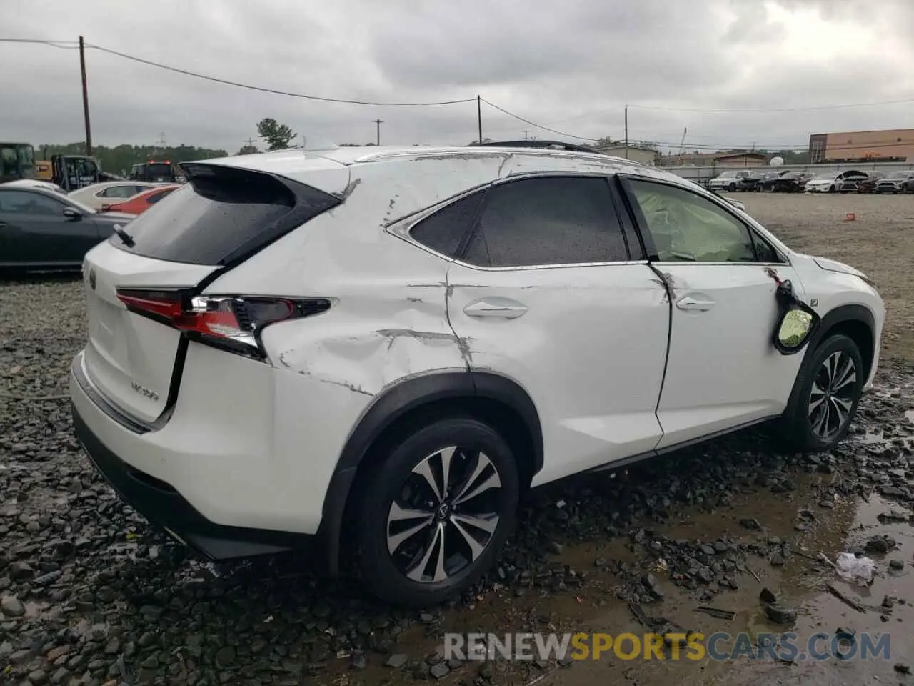 3 Фотография поврежденного автомобиля JTJSARDZ9L2226241 LEXUS NX 300 F S 2020