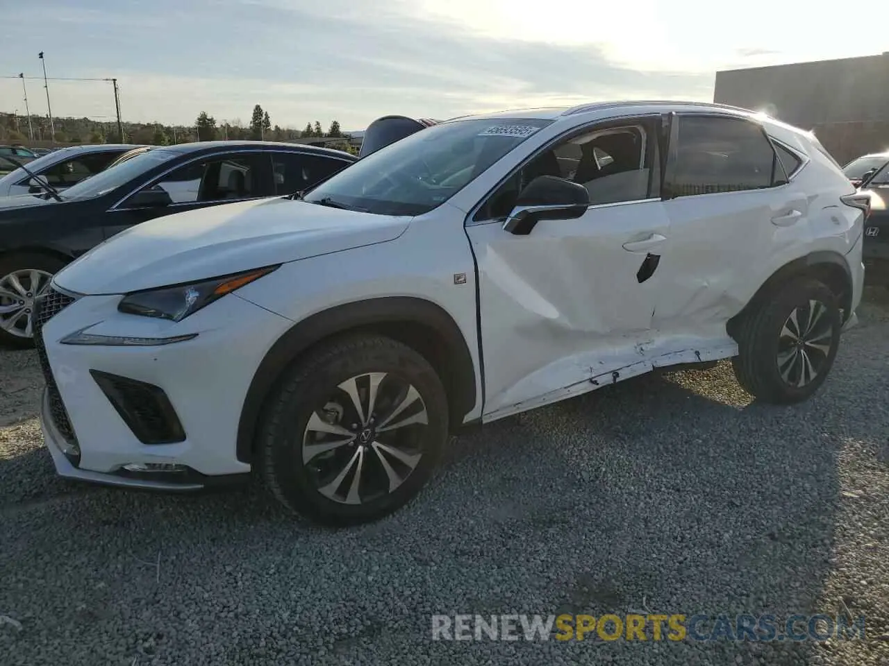1 Фотография поврежденного автомобиля JTJSARDZXL5013409 LEXUS NX 300 F S 2020