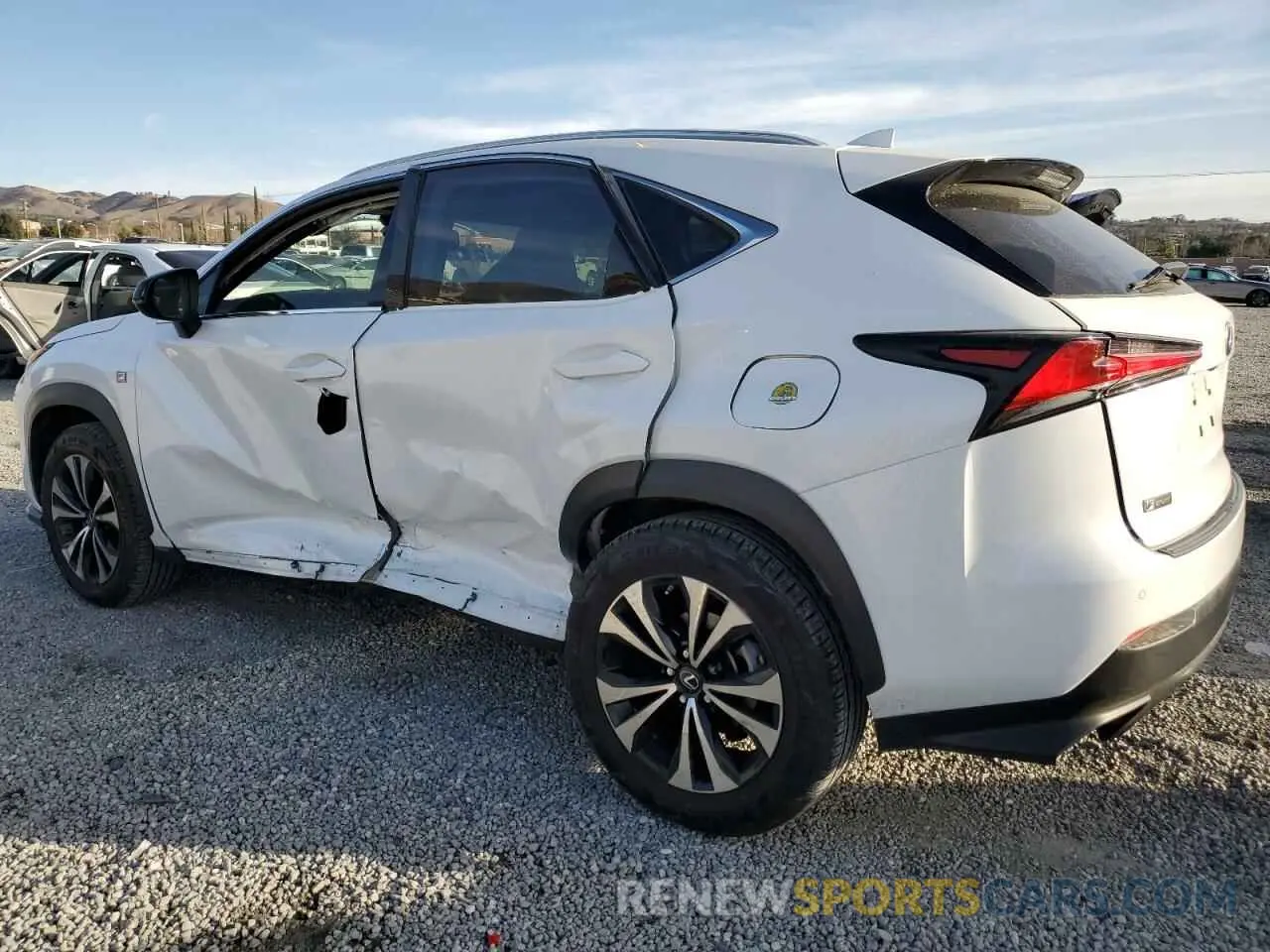 2 Фотография поврежденного автомобиля JTJSARDZXL5013409 LEXUS NX 300 F S 2020