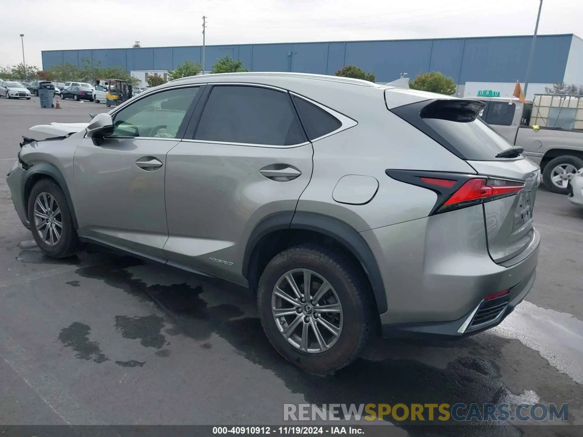 3 Photograph of a damaged car JTJBJRBZ0K2098960 LEXUS NX 300H 2019