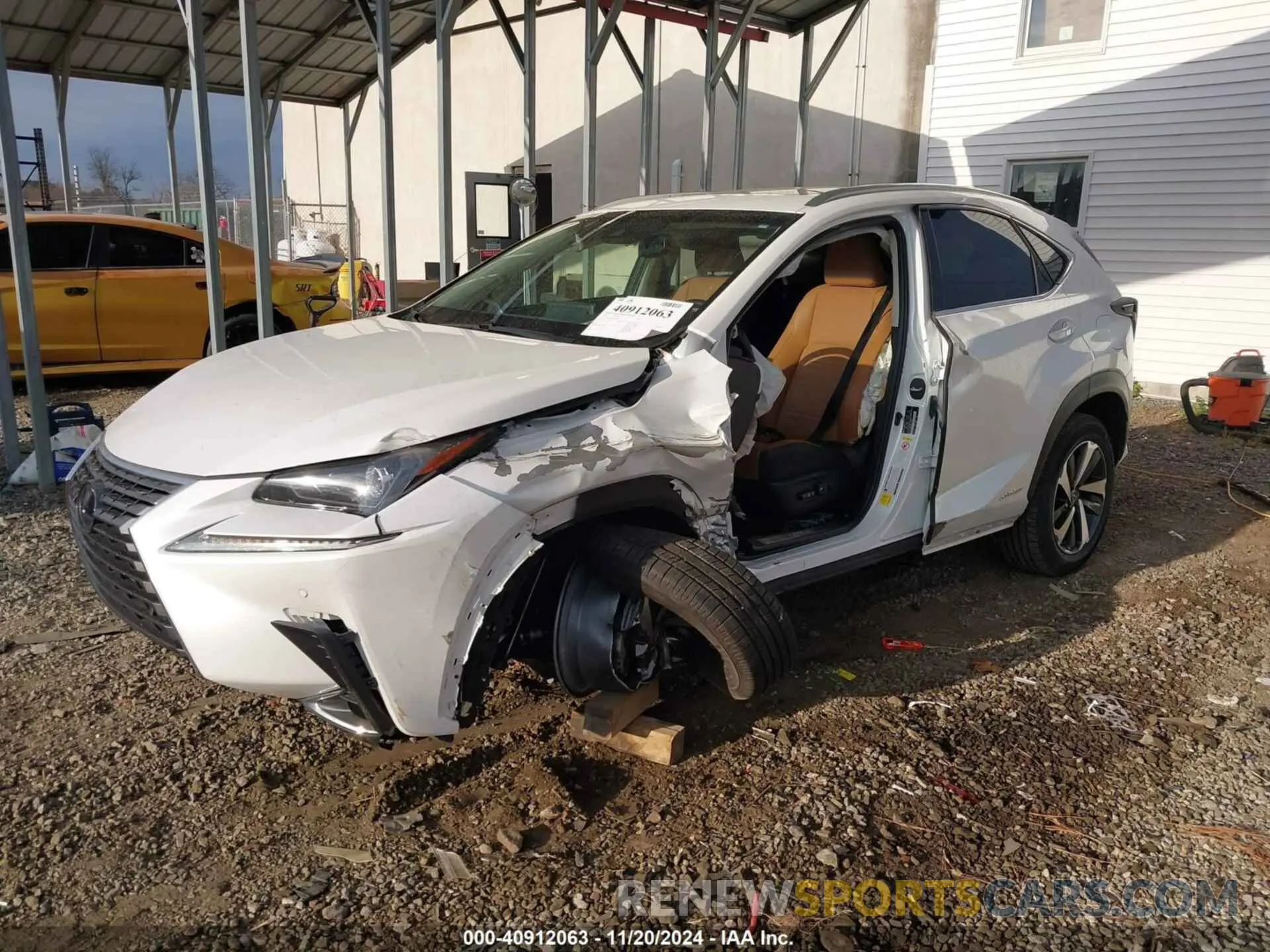 2 Photograph of a damaged car JTJBJRBZ0K2125641 LEXUS NX 300H 2019