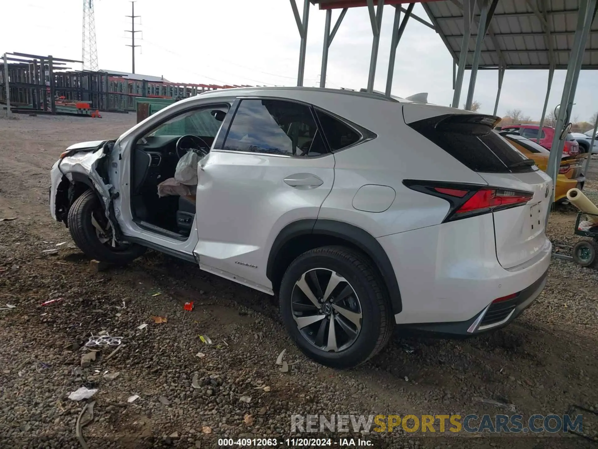 3 Photograph of a damaged car JTJBJRBZ0K2125641 LEXUS NX 300H 2019