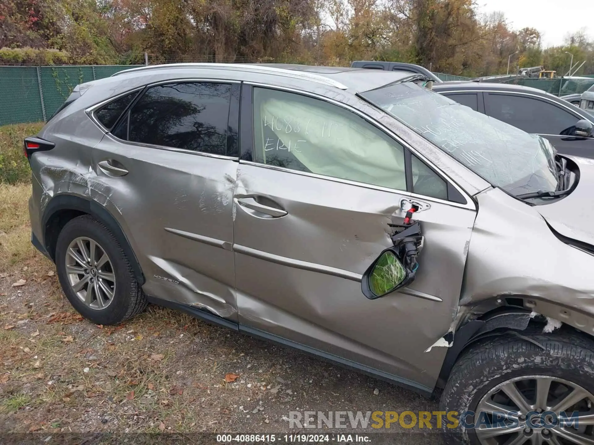 19 Photograph of a damaged car JTJBJRBZ1K2111442 LEXUS NX 300H 2019