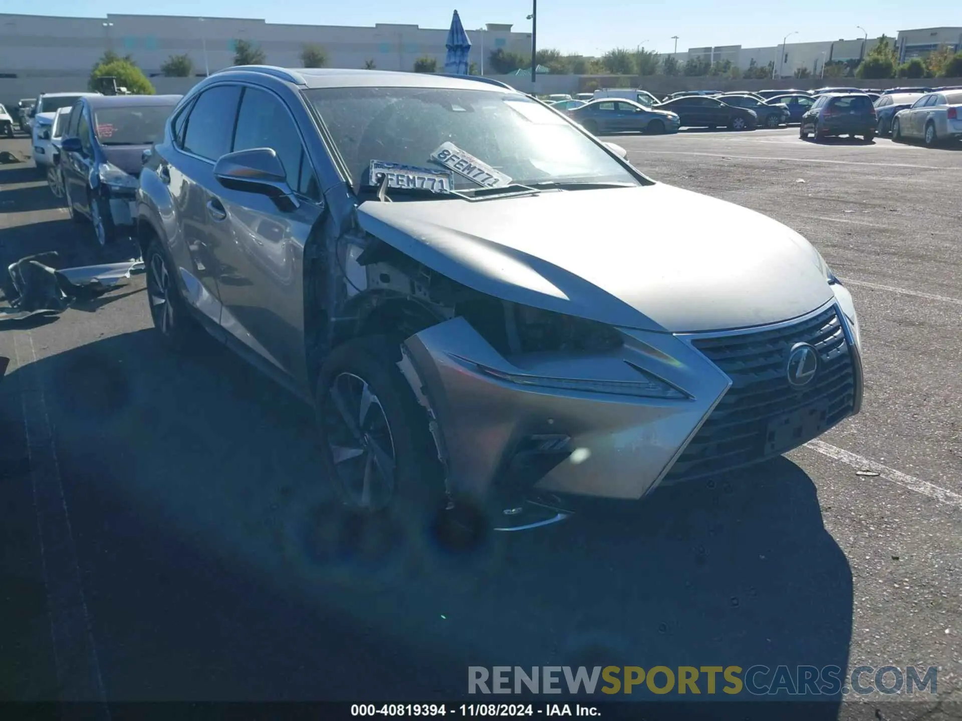 14 Фотография поврежденного автомобиля JTJBJRBZ4K2098170 LEXUS NX 300H 2019
