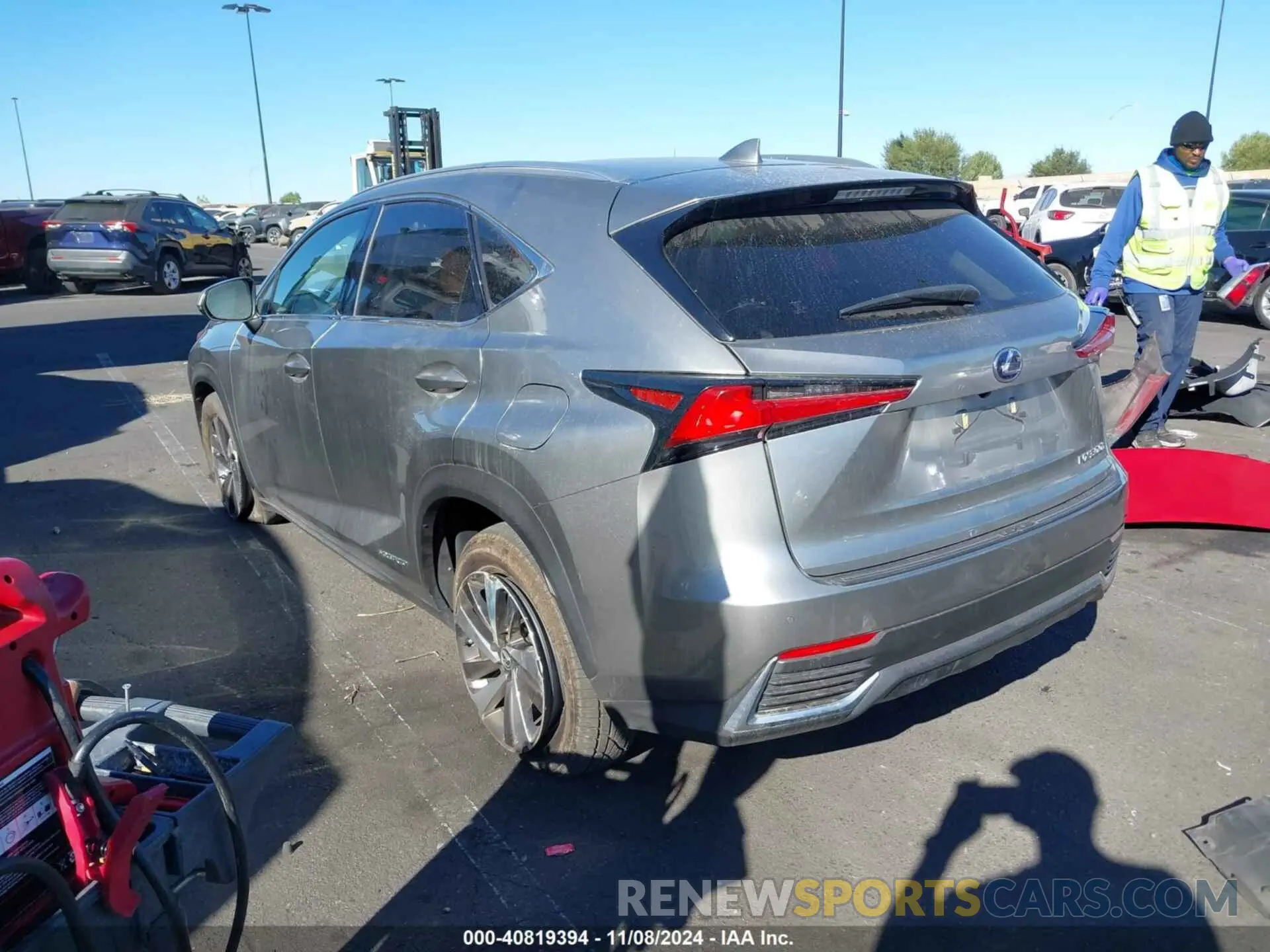 15 Фотография поврежденного автомобиля JTJBJRBZ4K2098170 LEXUS NX 300H 2019