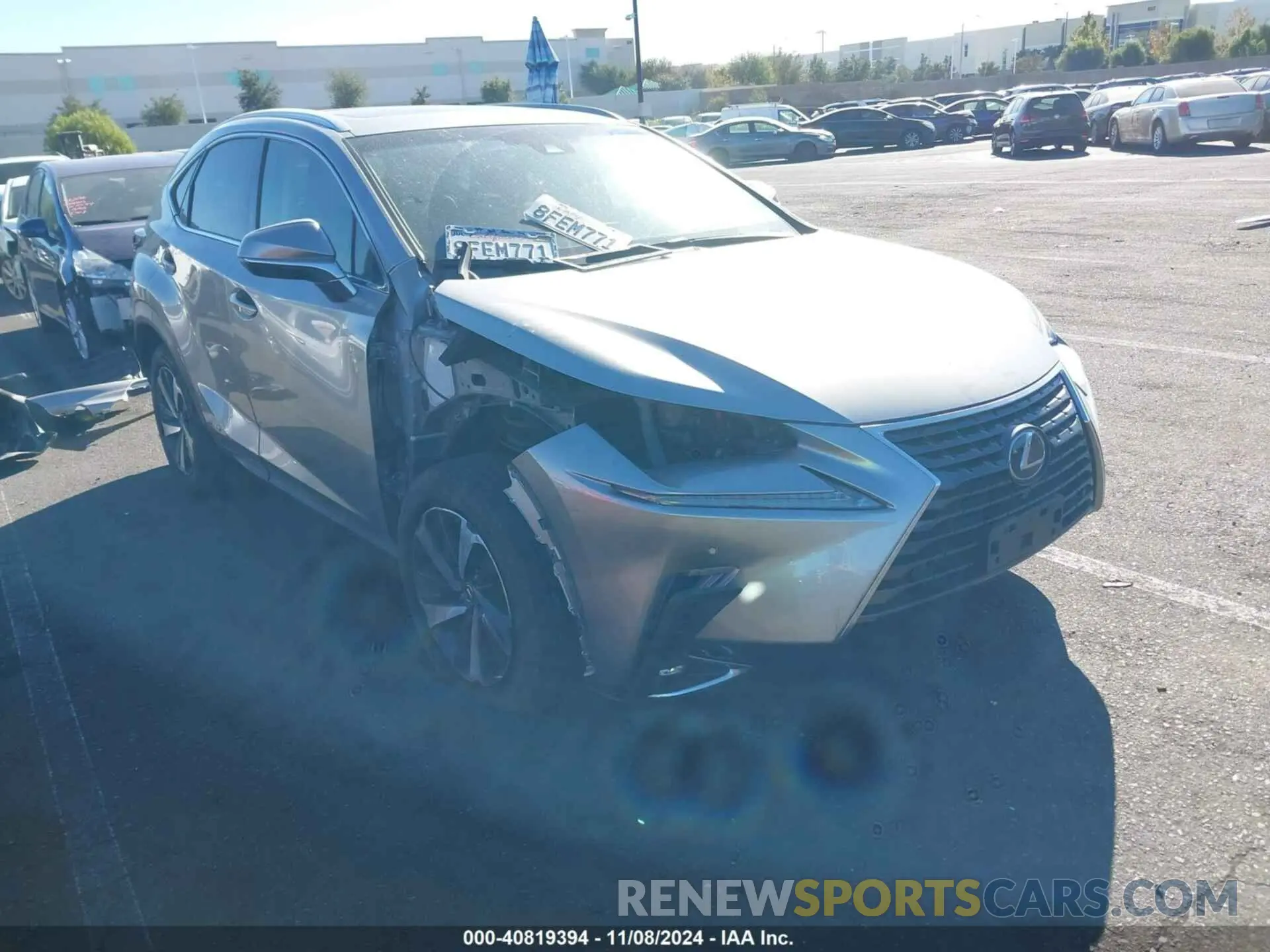 6 Фотография поврежденного автомобиля JTJBJRBZ4K2098170 LEXUS NX 300H 2019