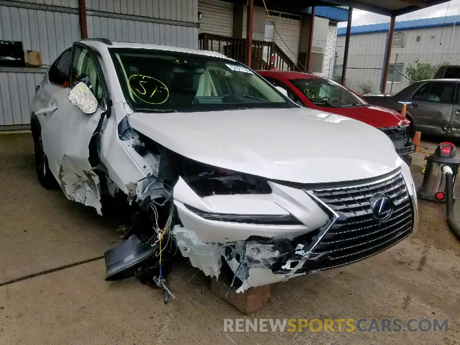 1 Photograph of a damaged car JTJBJRBZ7K2108688 LEXUS NX 300H 2019