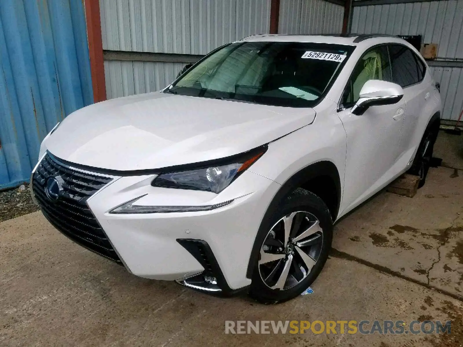 2 Photograph of a damaged car JTJBJRBZ7K2108688 LEXUS NX 300H 2019