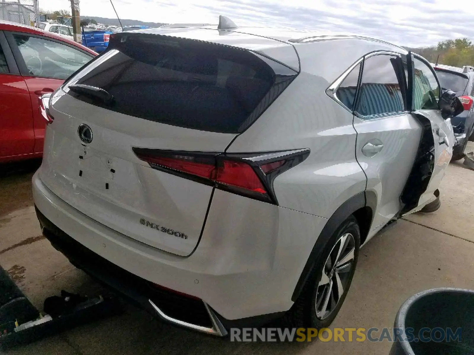 4 Photograph of a damaged car JTJBJRBZ7K2108688 LEXUS NX 300H 2019
