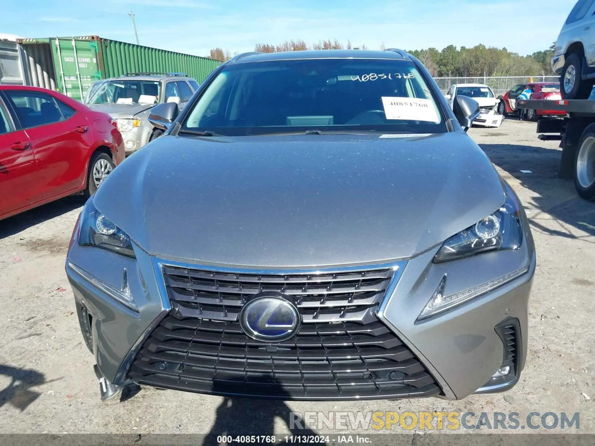 13 Photograph of a damaged car JTJBJRBZ9K2097192 LEXUS NX 300H 2019