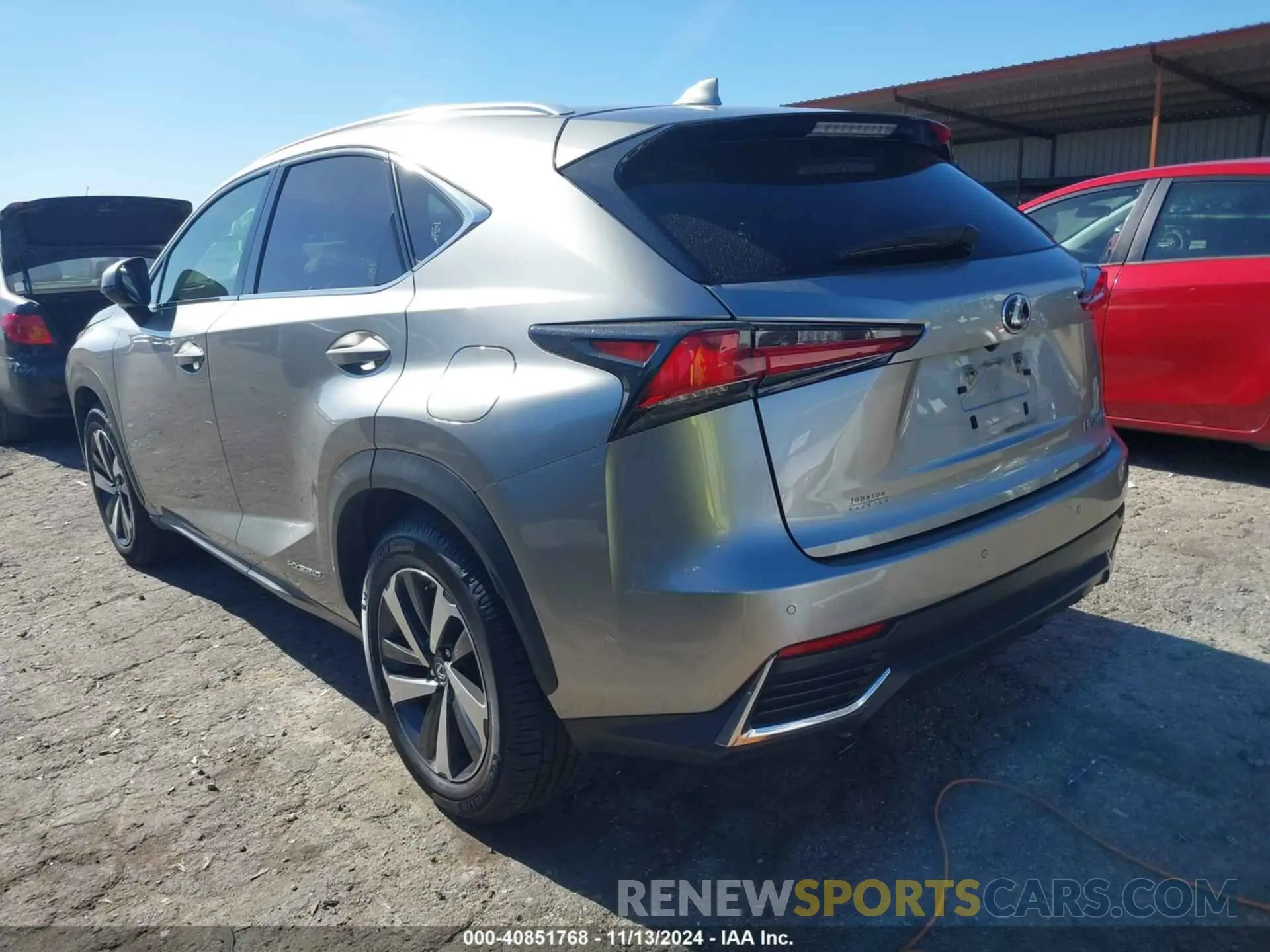 3 Photograph of a damaged car JTJBJRBZ9K2097192 LEXUS NX 300H 2019