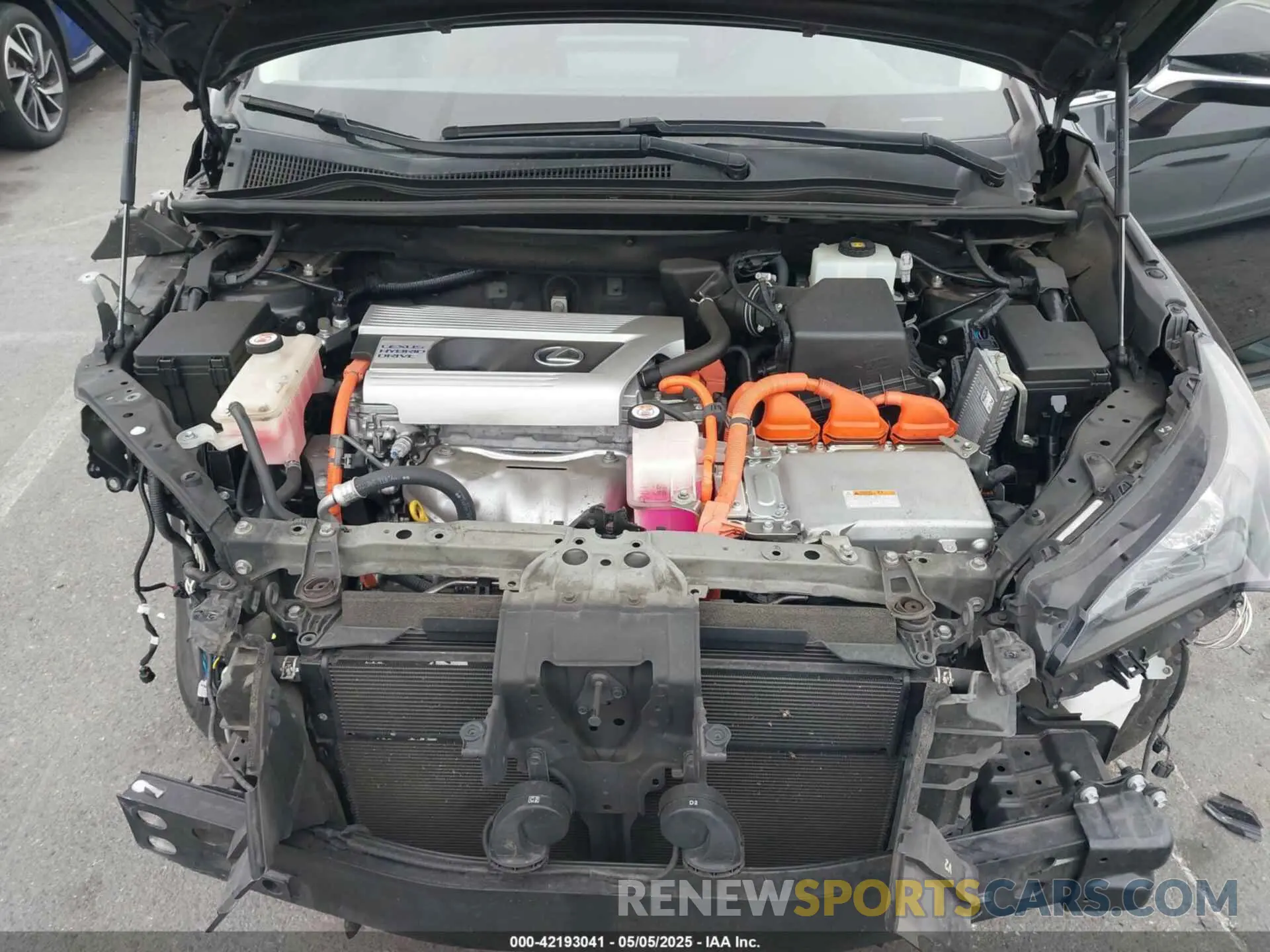 10 Photograph of a damaged car JTJDJRDZ6L2133315 LEXUS NX 300H 2020