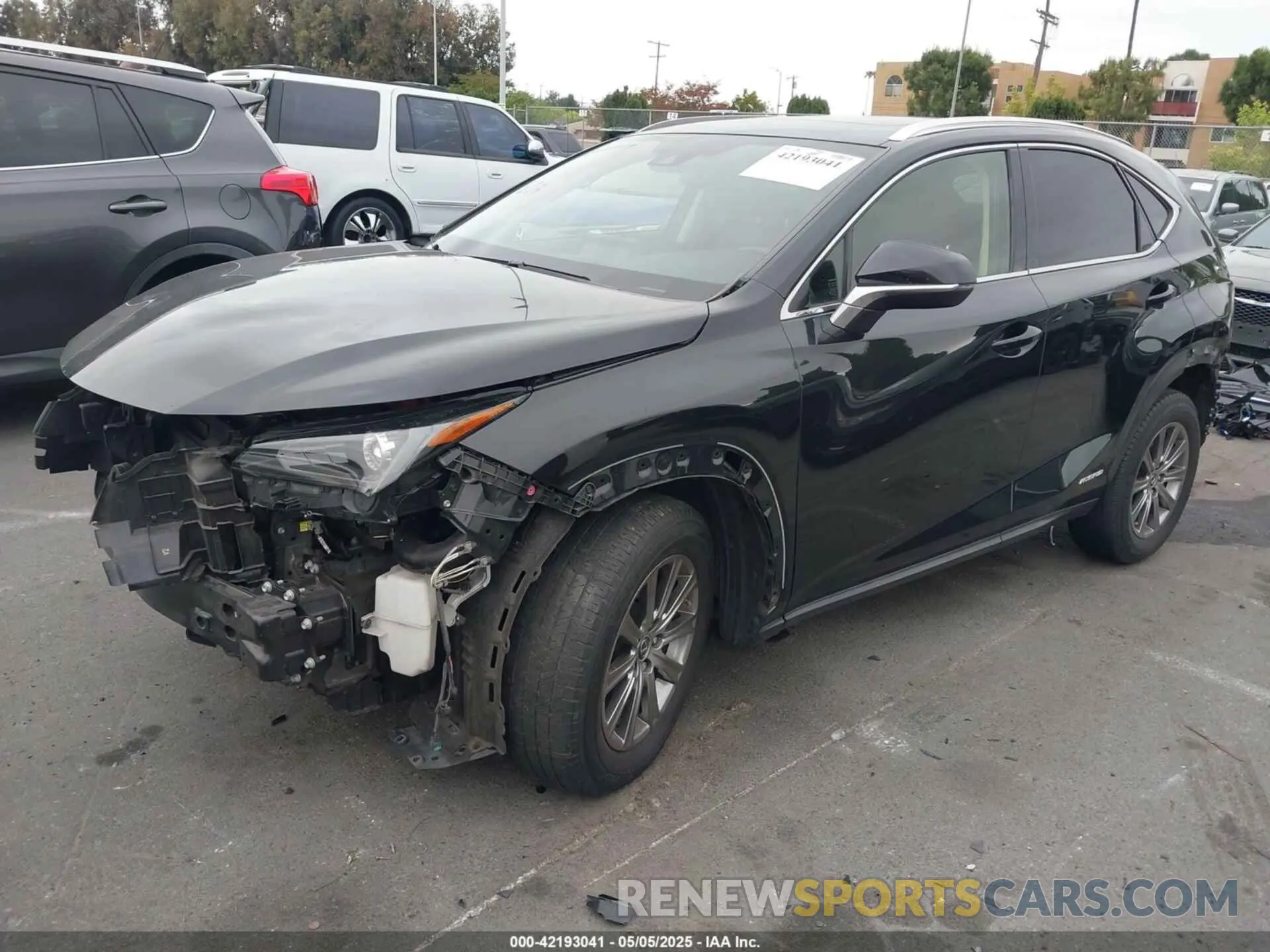 2 Photograph of a damaged car JTJDJRDZ6L2133315 LEXUS NX 300H 2020