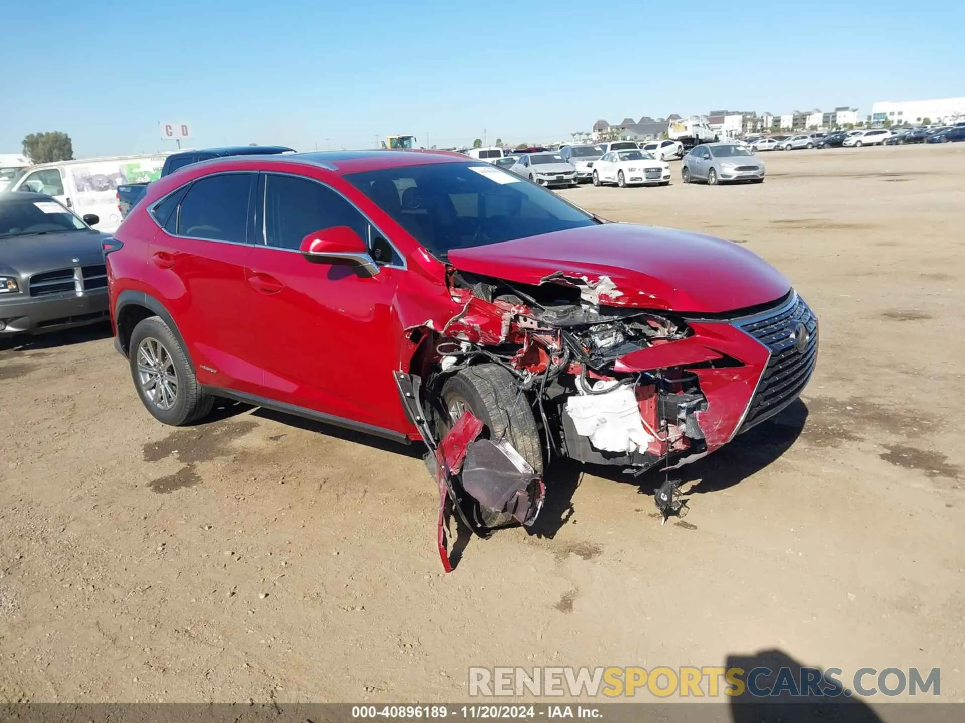 1 Фотография поврежденного автомобиля JTJDJRDZ7L5003025 LEXUS NX 300H 2020