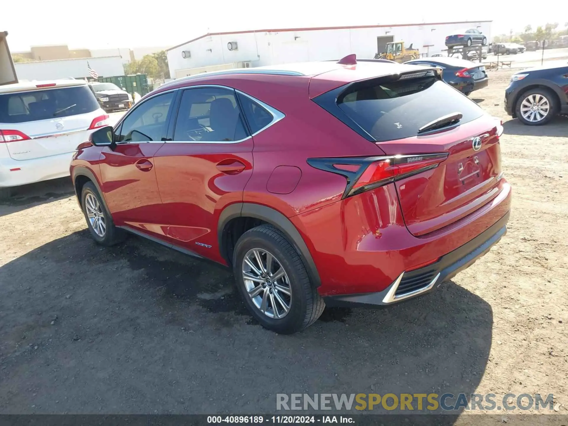 3 Фотография поврежденного автомобиля JTJDJRDZ7L5003025 LEXUS NX 300H 2020