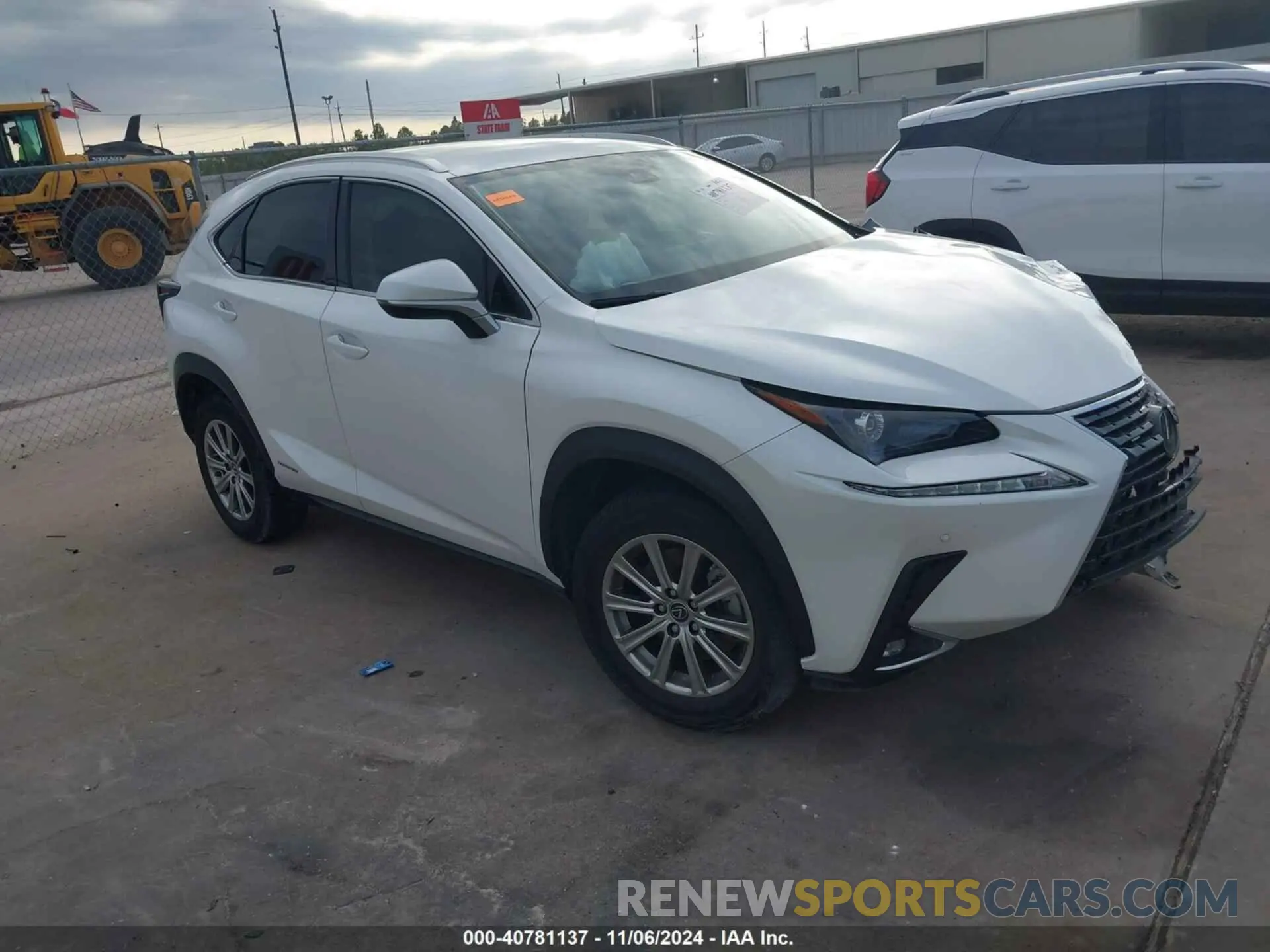 1 Photograph of a damaged car JTJDJRDZ9L5002734 LEXUS NX 300H 2020
