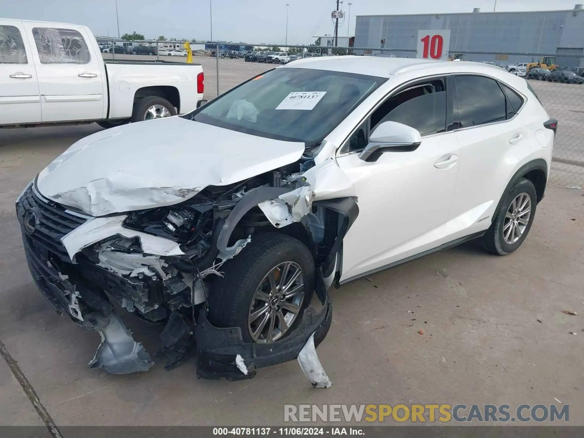 2 Photograph of a damaged car JTJDJRDZ9L5002734 LEXUS NX 300H 2020