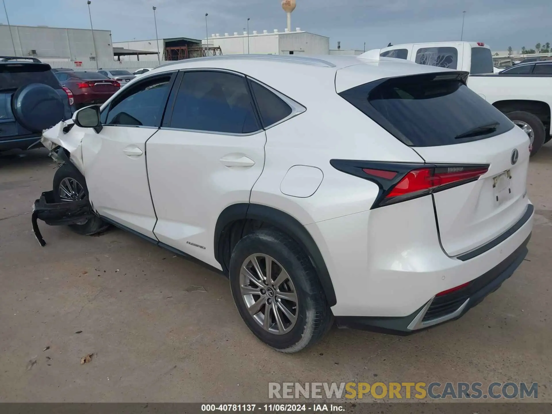 3 Photograph of a damaged car JTJDJRDZ9L5002734 LEXUS NX 300H 2020