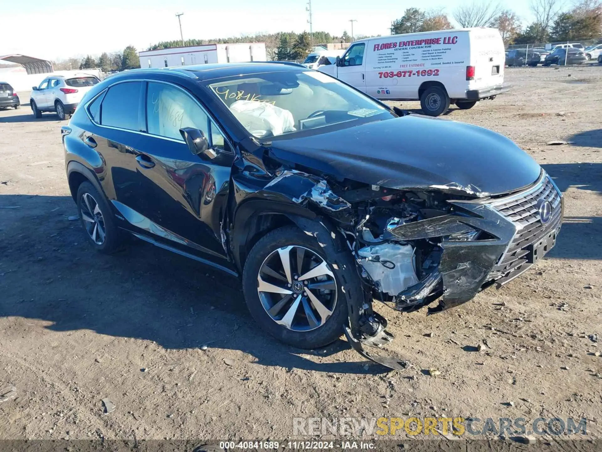 1 Photograph of a damaged car JTJGJRDZ3L2143992 LEXUS NX 300H 2020