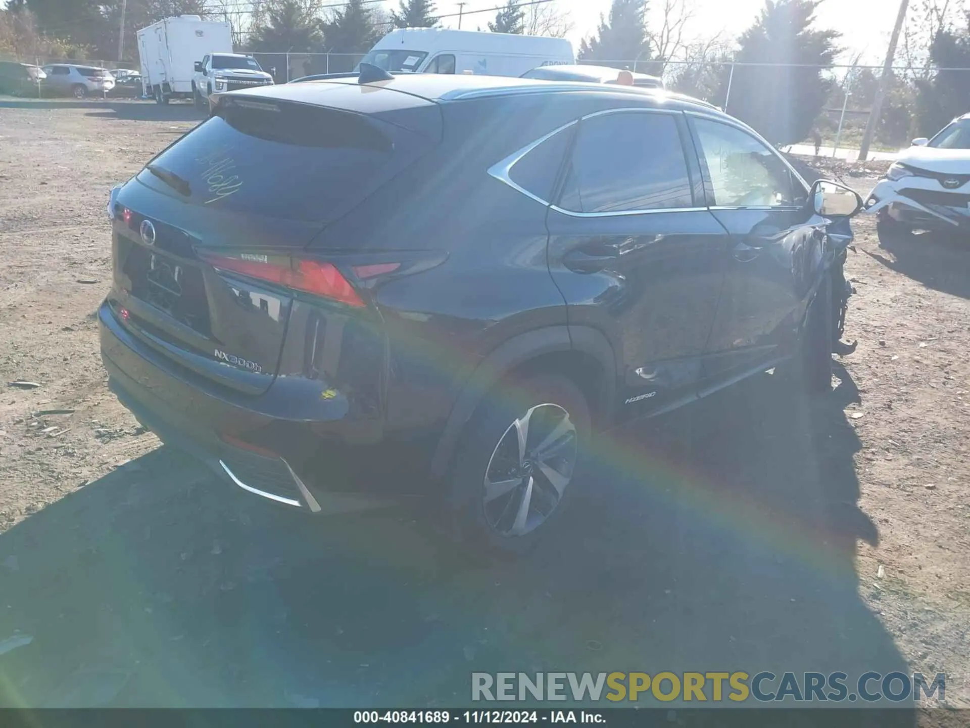 4 Photograph of a damaged car JTJGJRDZ3L2143992 LEXUS NX 300H 2020