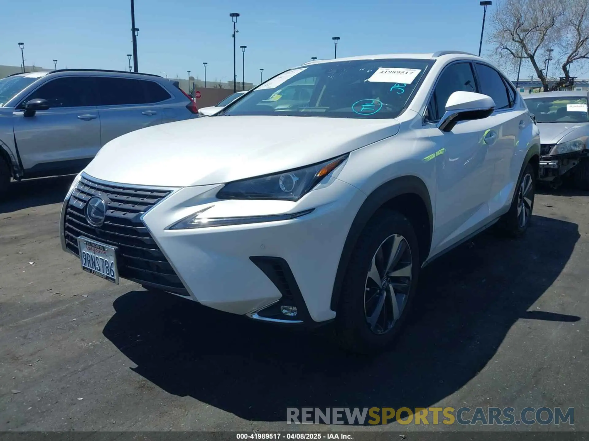 2 Photograph of a damaged car JTJGJRDZ4L5000855 LEXUS NX 300H 2020