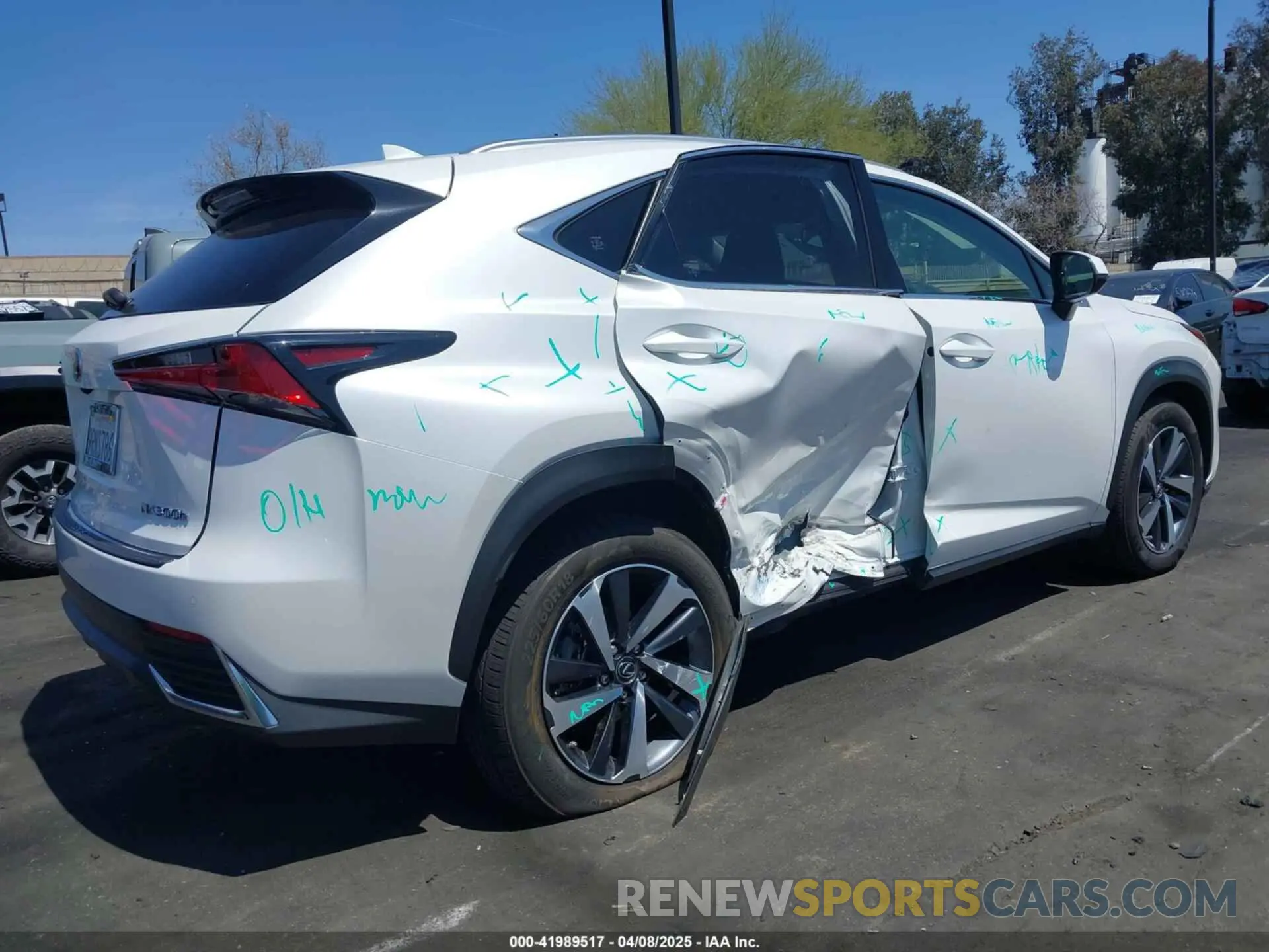 6 Photograph of a damaged car JTJGJRDZ4L5000855 LEXUS NX 300H 2020