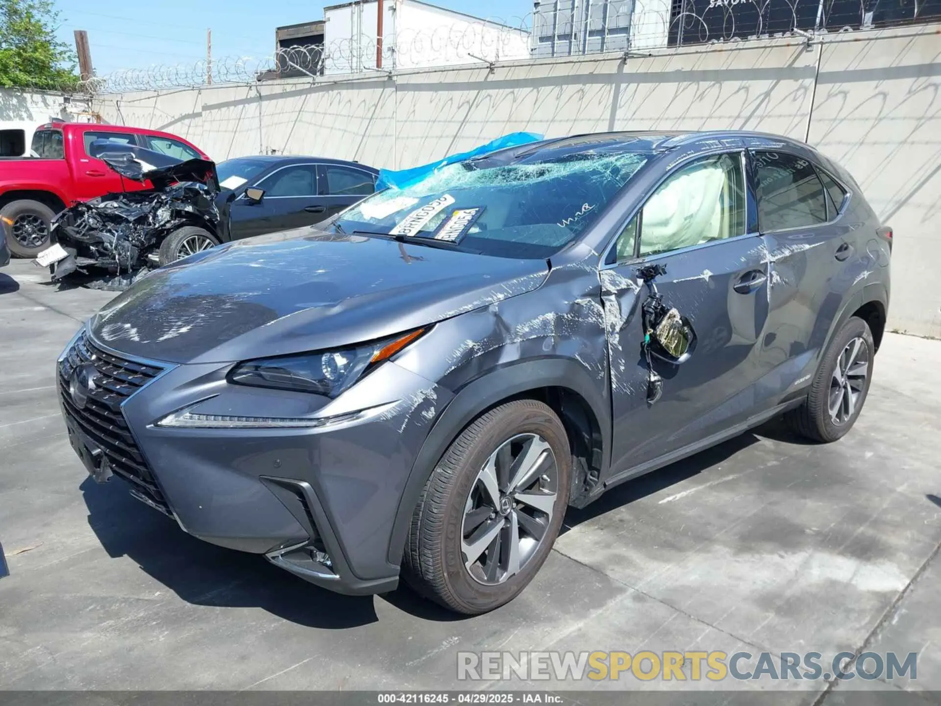 2 Photograph of a damaged car JTJGJRDZ7L5008111 LEXUS NX 300H 2020