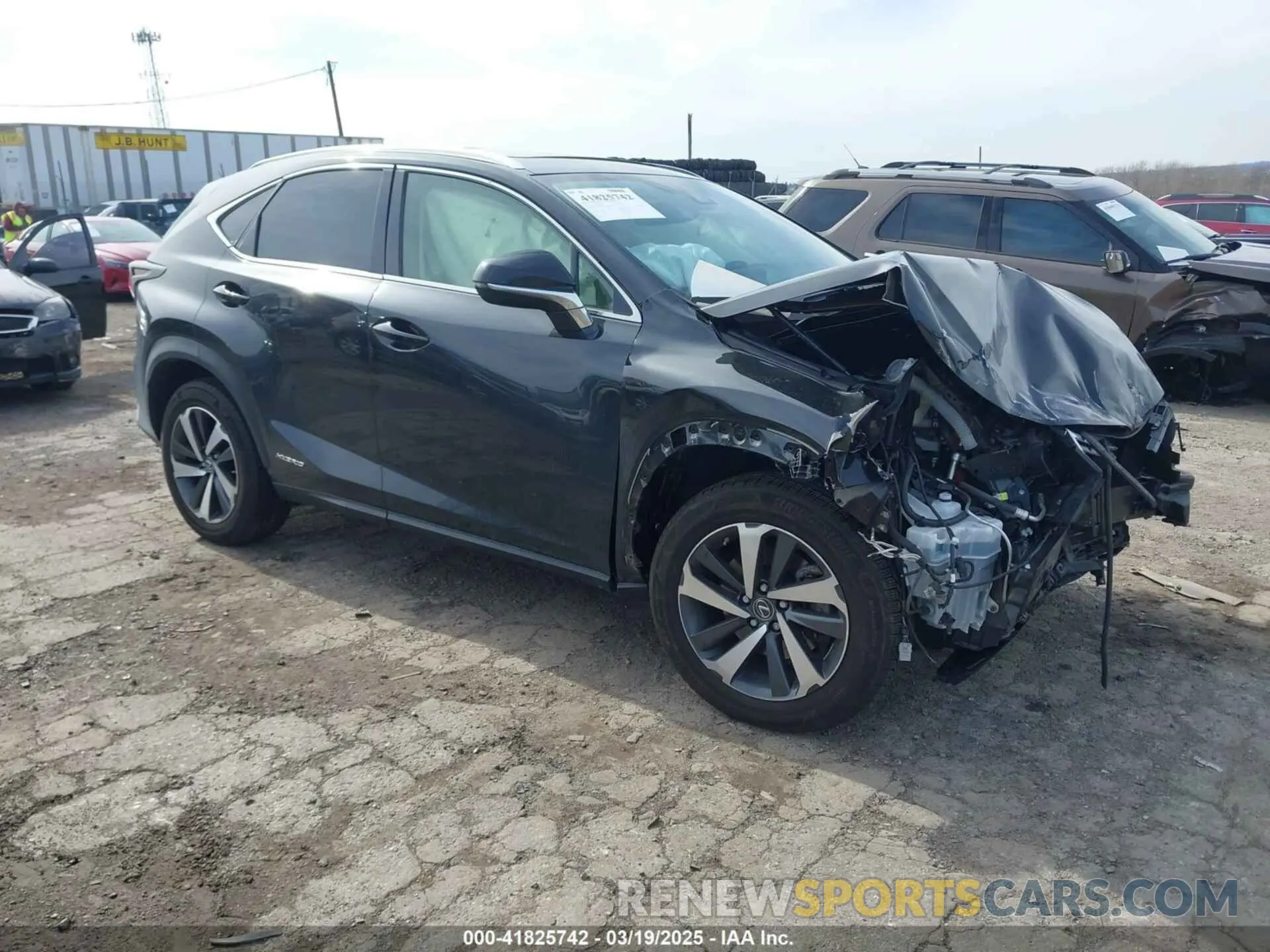 1 Photograph of a damaged car JTJGJRDZXL2142144 LEXUS NX 300H 2020