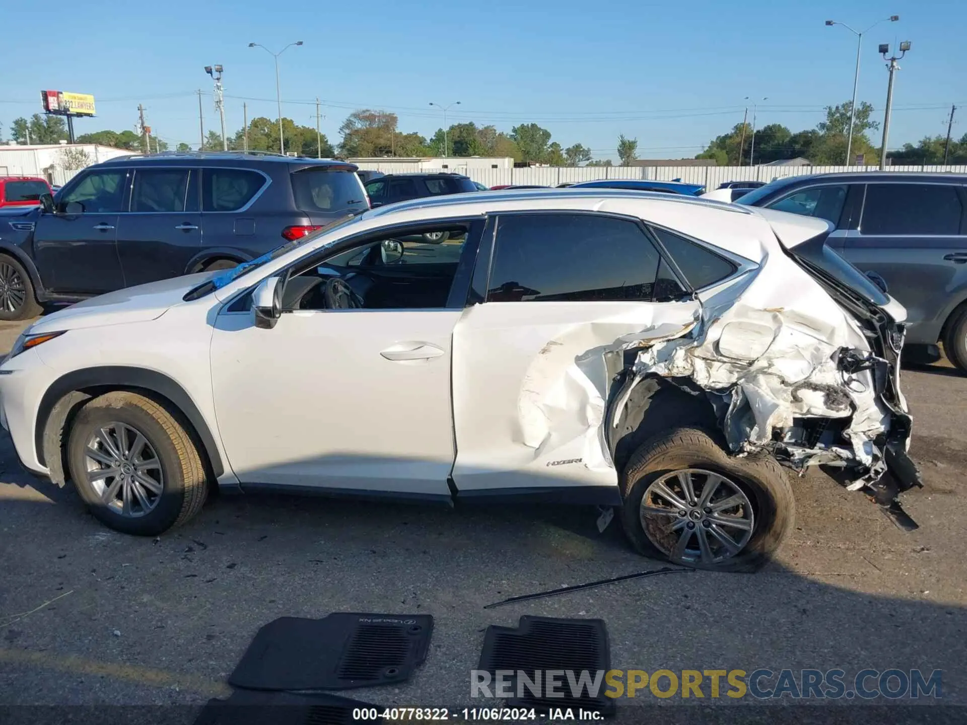 14 Photograph of a damaged car JTJDJRDZ0M2161841 LEXUS NX 300H 2021
