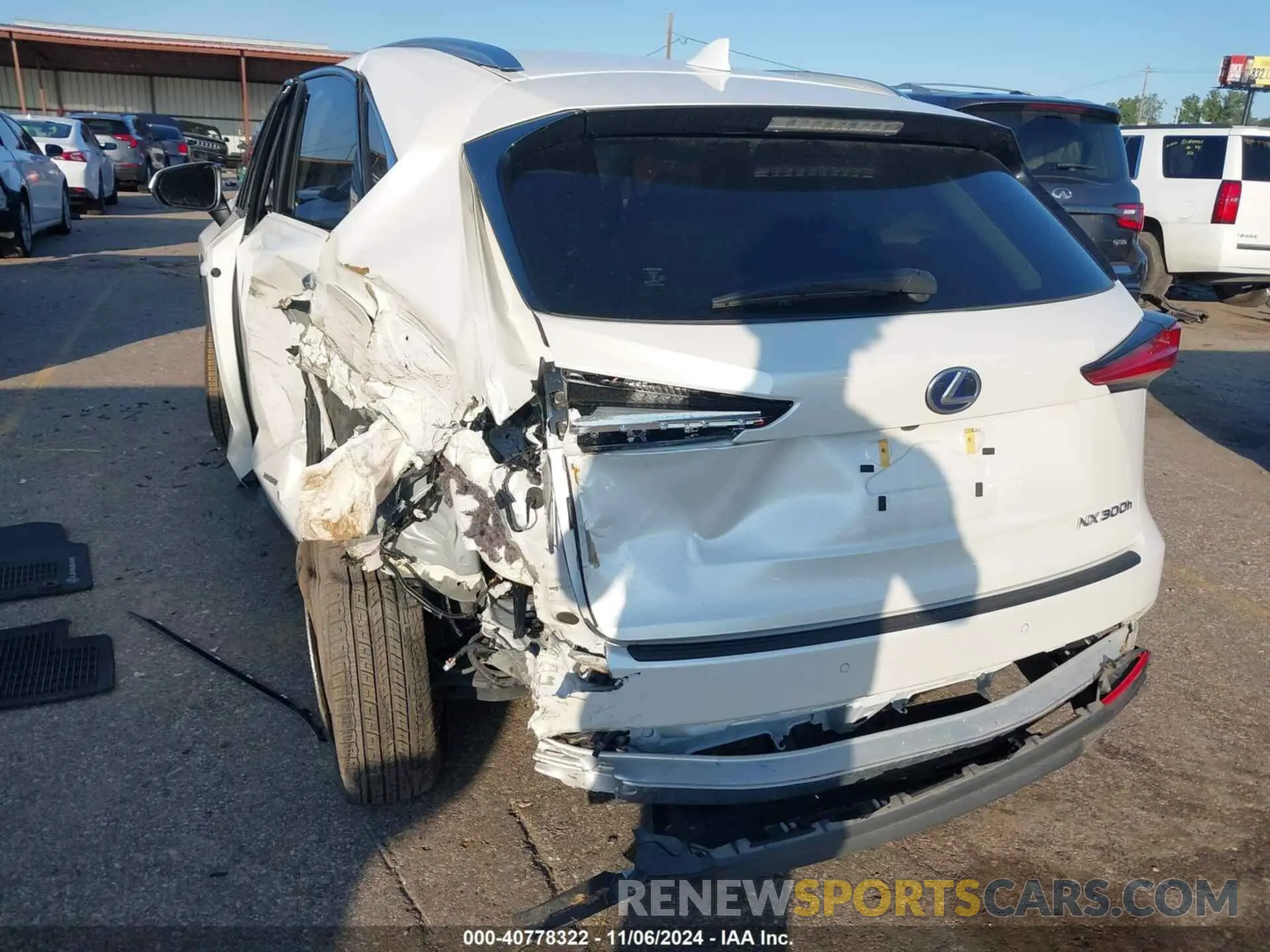 3 Photograph of a damaged car JTJDJRDZ0M2161841 LEXUS NX 300H 2021