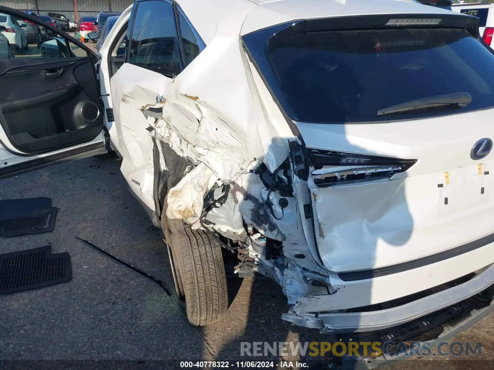 6 Photograph of a damaged car JTJDJRDZ0M2161841 LEXUS NX 300H 2021