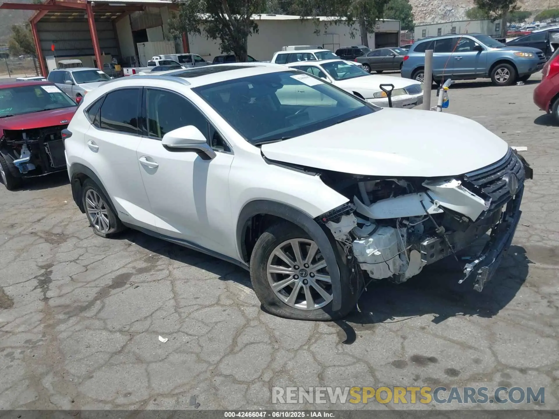 1 Фотография поврежденного автомобиля JTJDJRDZ0M2167722 LEXUS NX 300H 2021