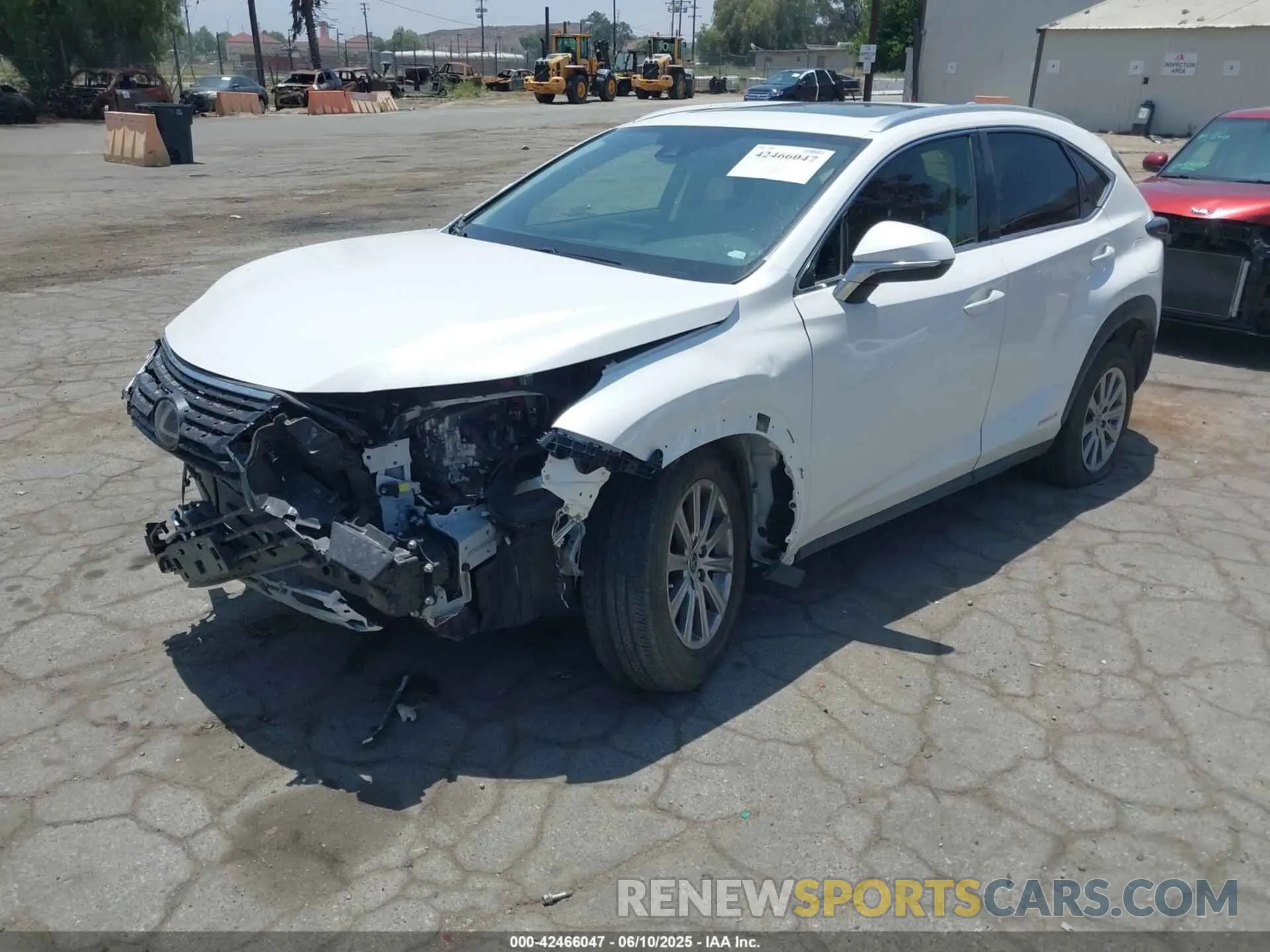 2 Фотография поврежденного автомобиля JTJDJRDZ0M2167722 LEXUS NX 300H 2021