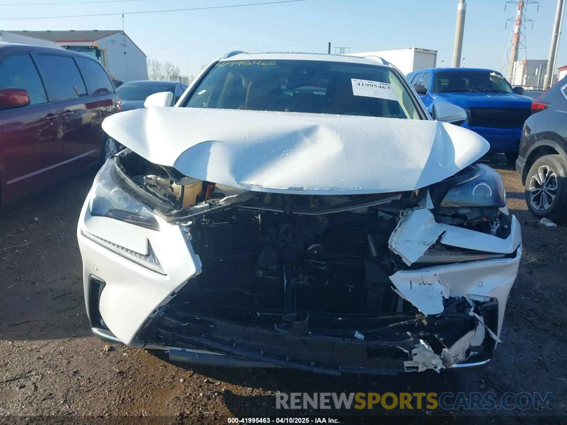 6 Фотография поврежденного автомобиля JTJGJRDZ0M5010607 LEXUS NX 300H 2021