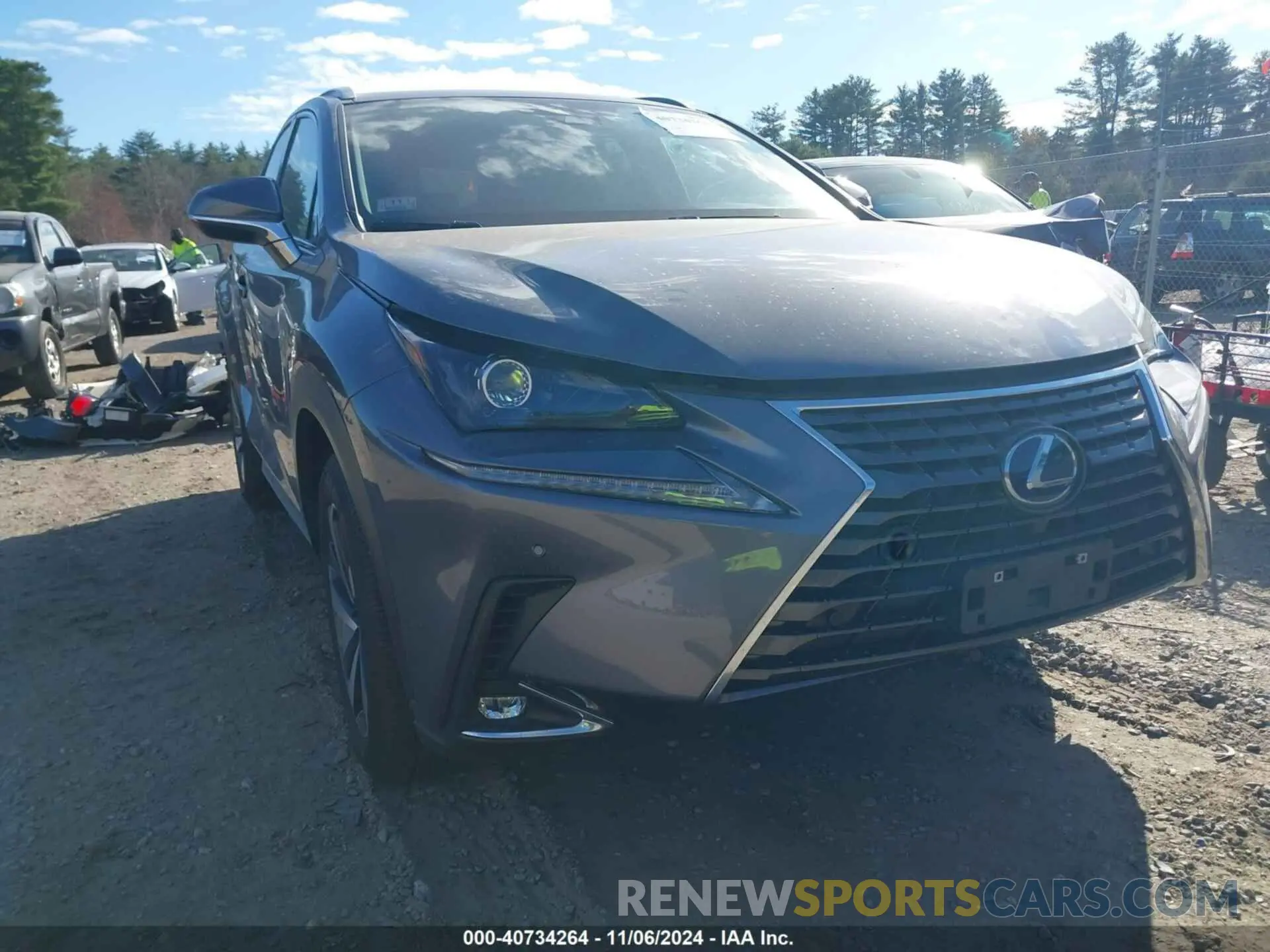 1 Photograph of a damaged car JTJGJRDZ2M2170750 LEXUS NX 300H 2021