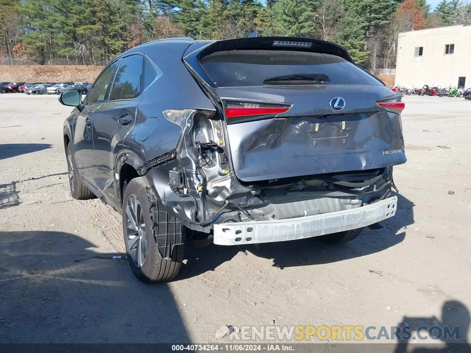 3 Photograph of a damaged car JTJGJRDZ2M2170750 LEXUS NX 300H 2021