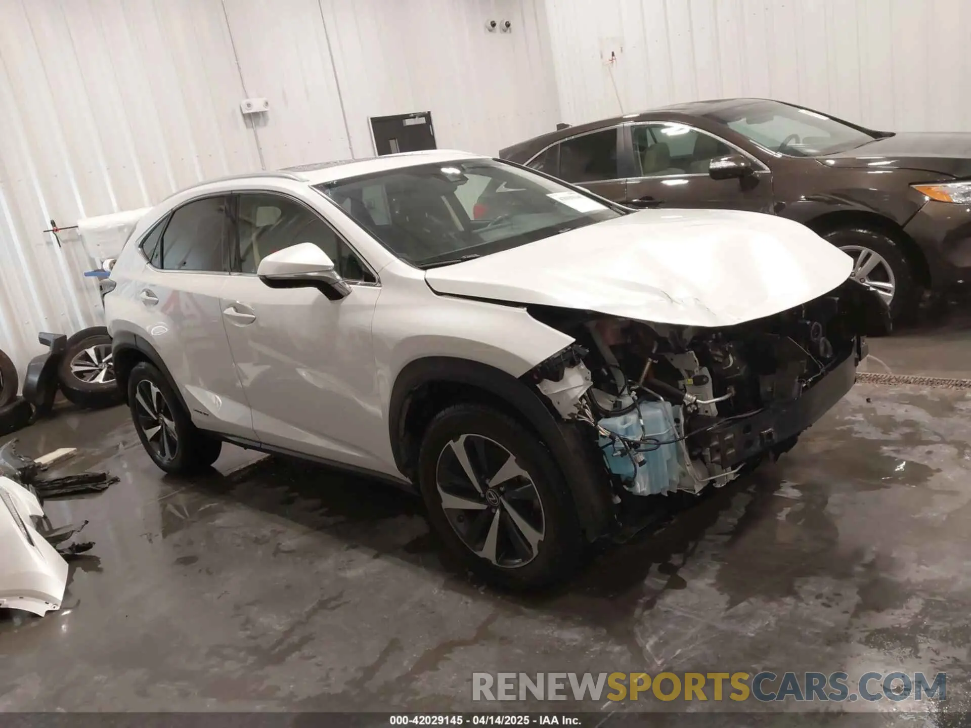 1 Photograph of a damaged car JTJGJRDZ4M5011467 LEXUS NX 300H 2021