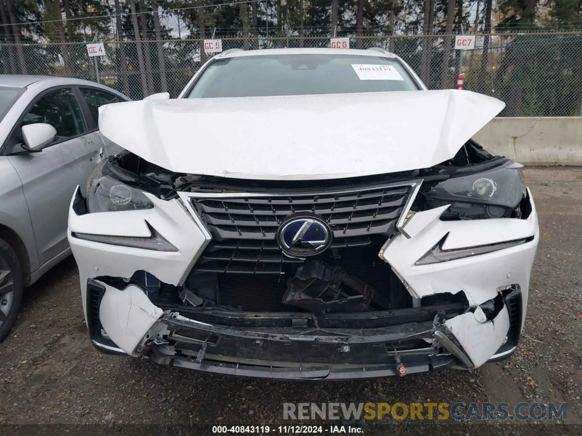 12 Фотография поврежденного автомобиля JTJGJRDZ6M2156799 LEXUS NX 300H 2021