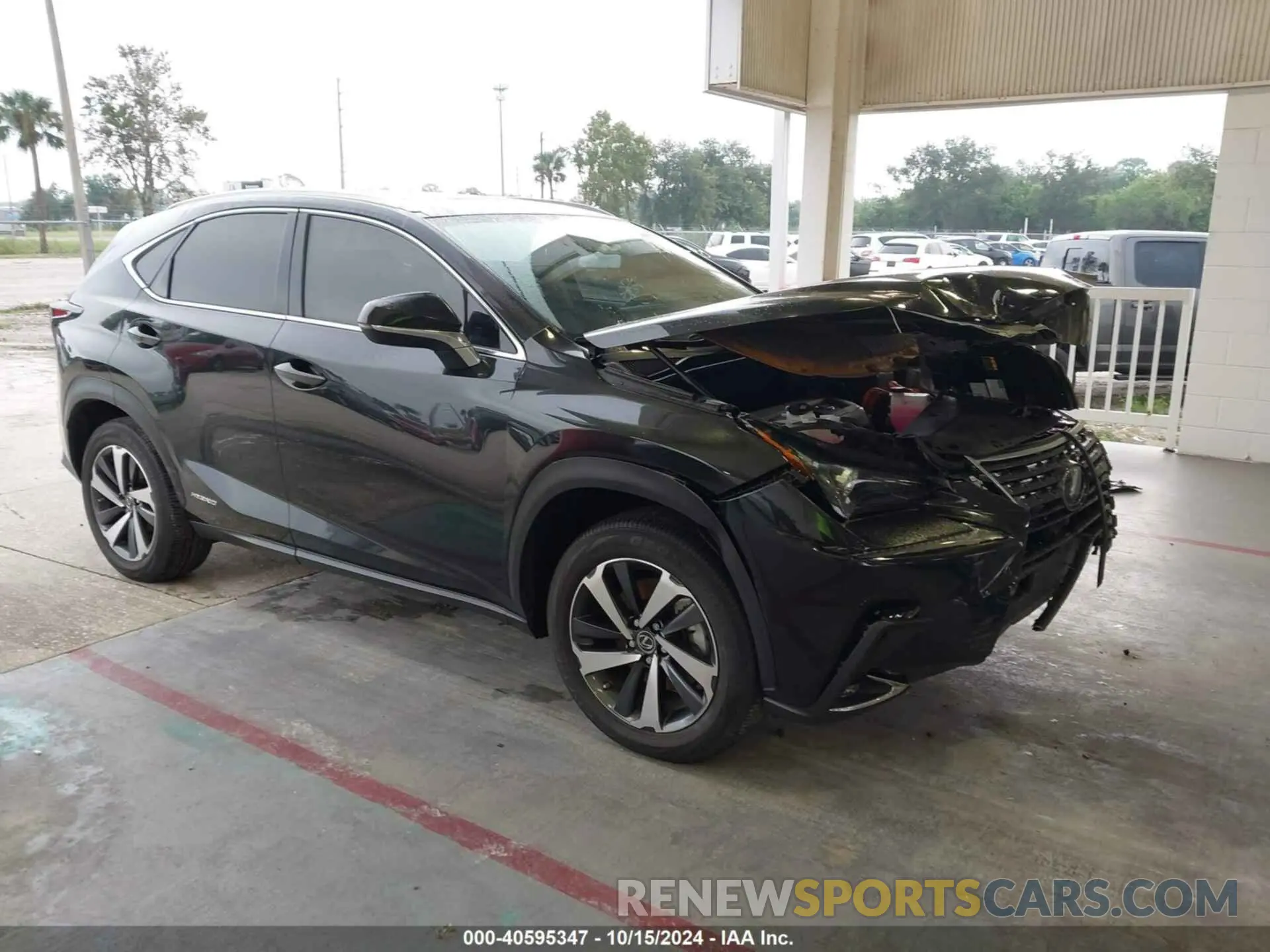1 Photograph of a damaged car JTJGJRDZ8M2150583 LEXUS NX 300H 2021