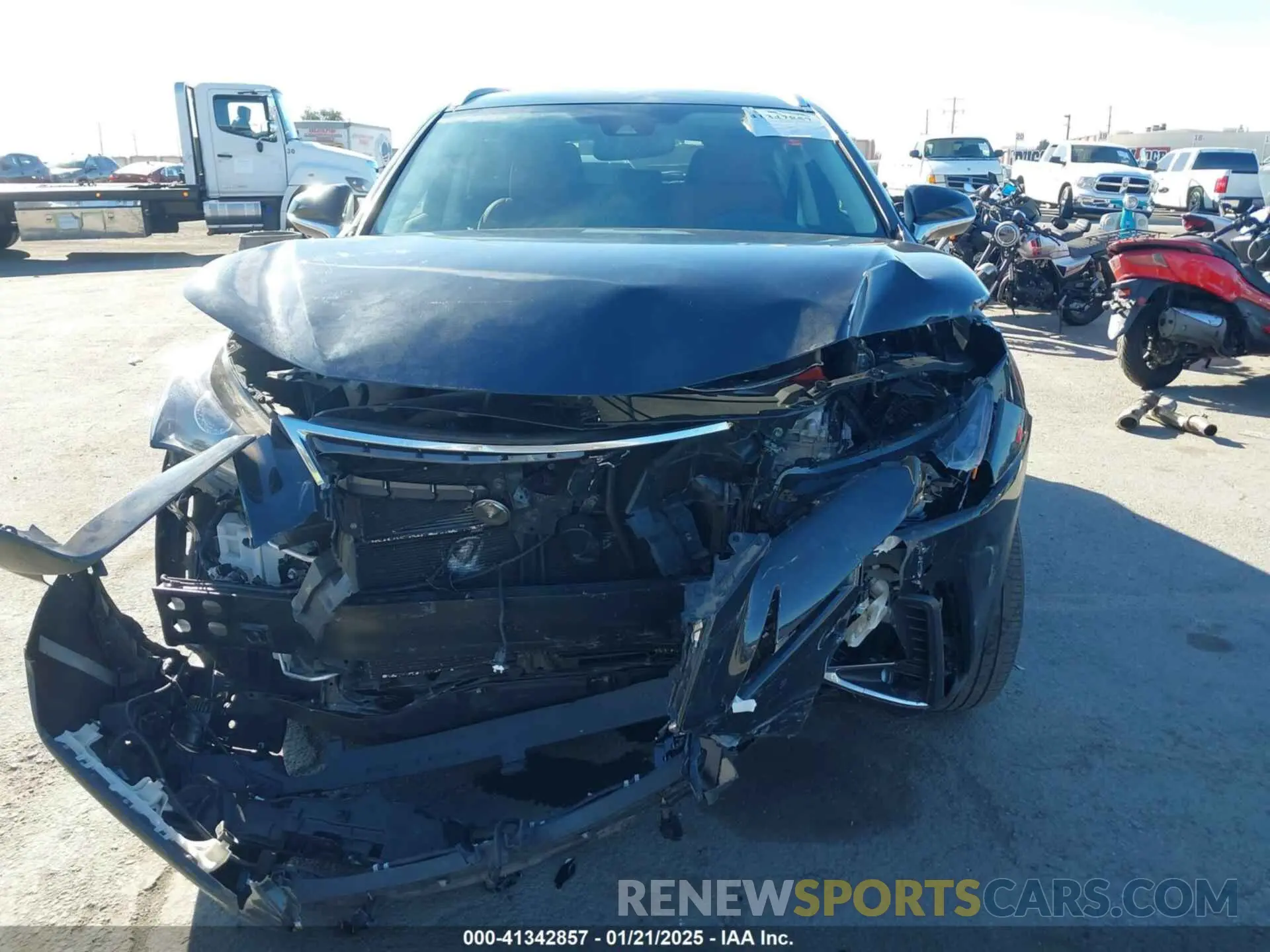 12 Фотография поврежденного автомобиля JTJGJRDZ9M2154027 LEXUS NX 300H 2021