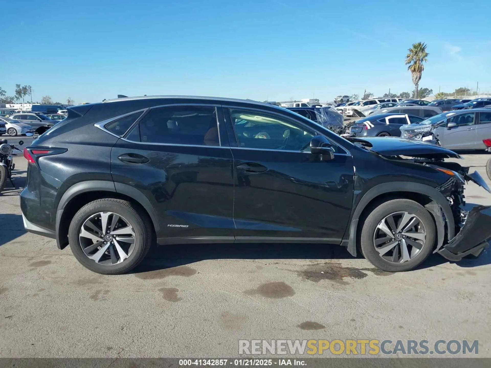 13 Фотография поврежденного автомобиля JTJGJRDZ9M2154027 LEXUS NX 300H 2021