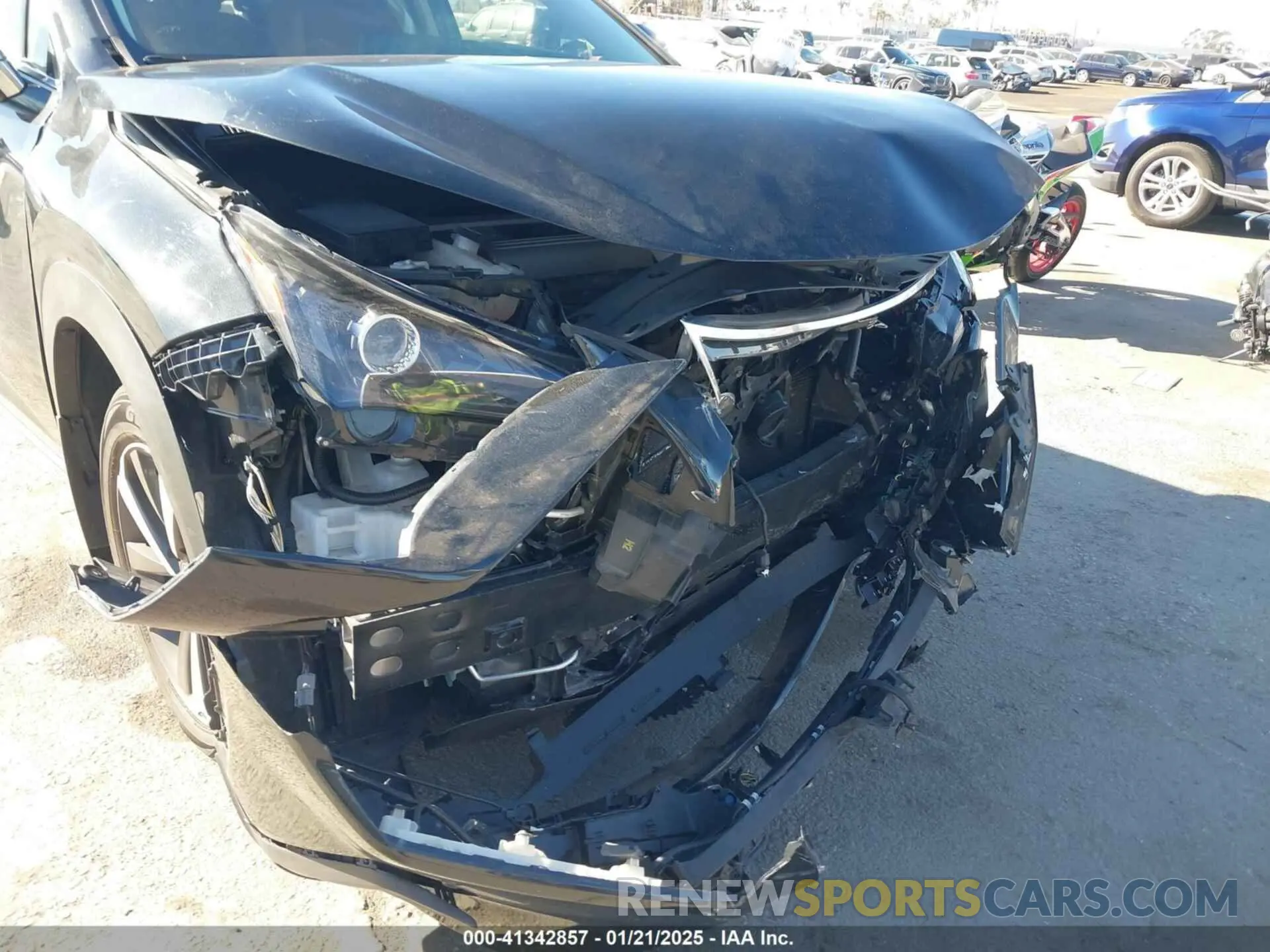 6 Фотография поврежденного автомобиля JTJGJRDZ9M2154027 LEXUS NX 300H 2021