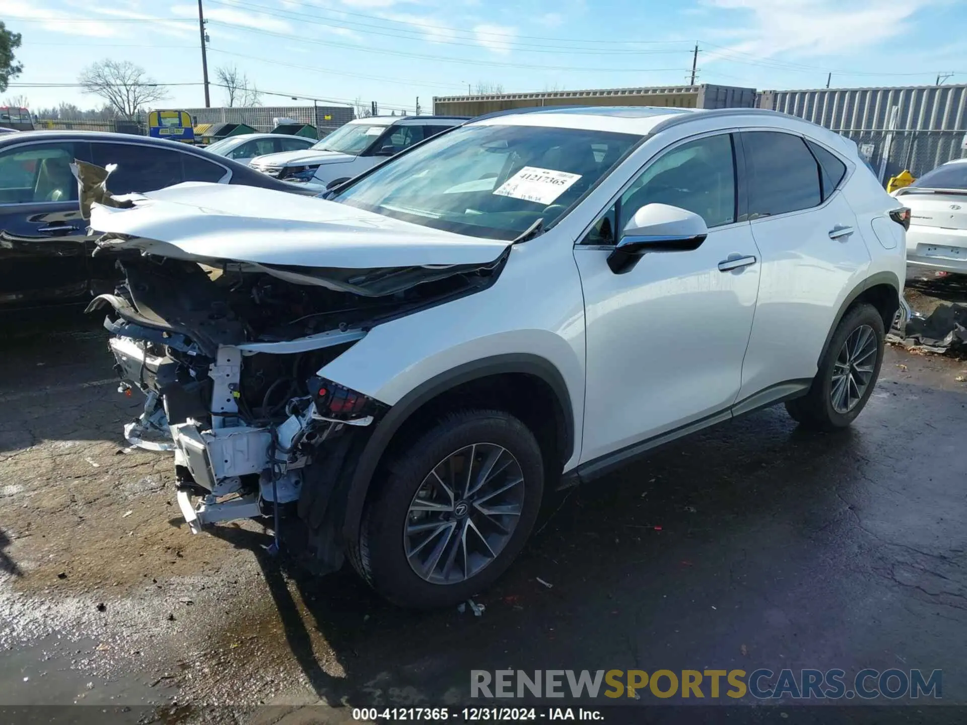 2 Фотография поврежденного автомобиля 2T2AGCEZ7NC002524 LEXUS NX 350 2022